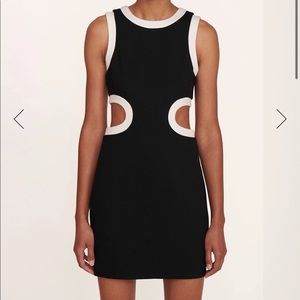 STAUD Dolce Cutout Mini Dress